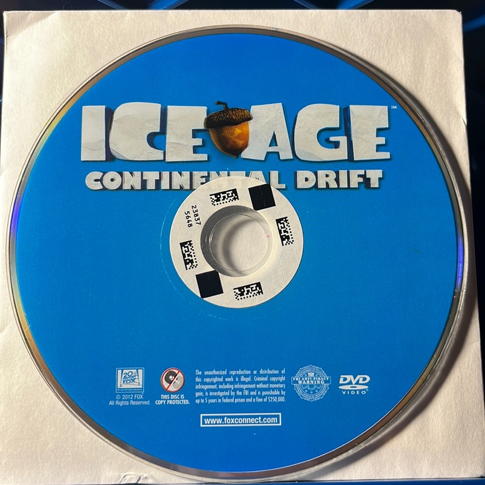 Ice Age Continental Drift dvd